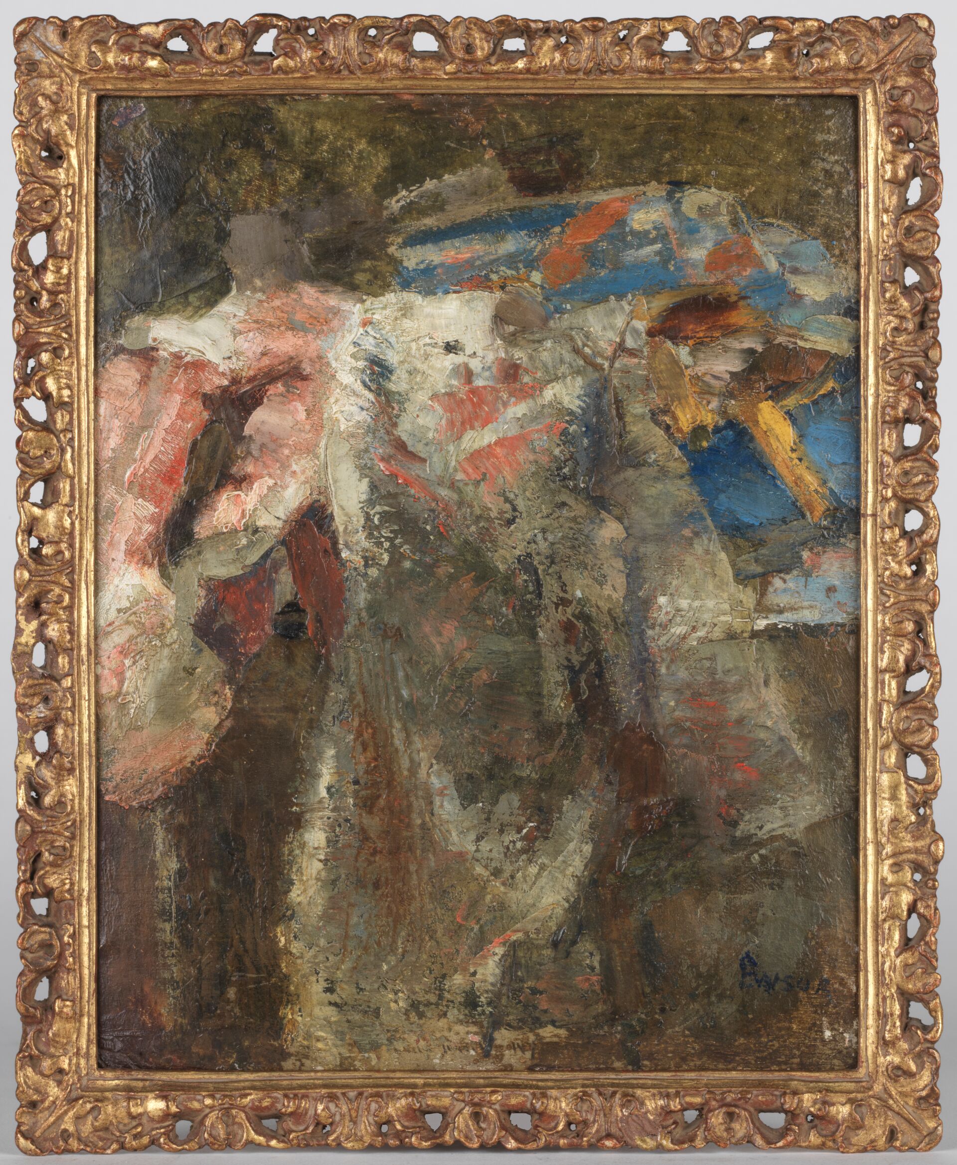 Vlaamse Meesters op hun plek, kasteel van Loppem James Ensor Les colifichers of Etoffes (c) Kasteel van Loppem Stichting Jean van Caloen