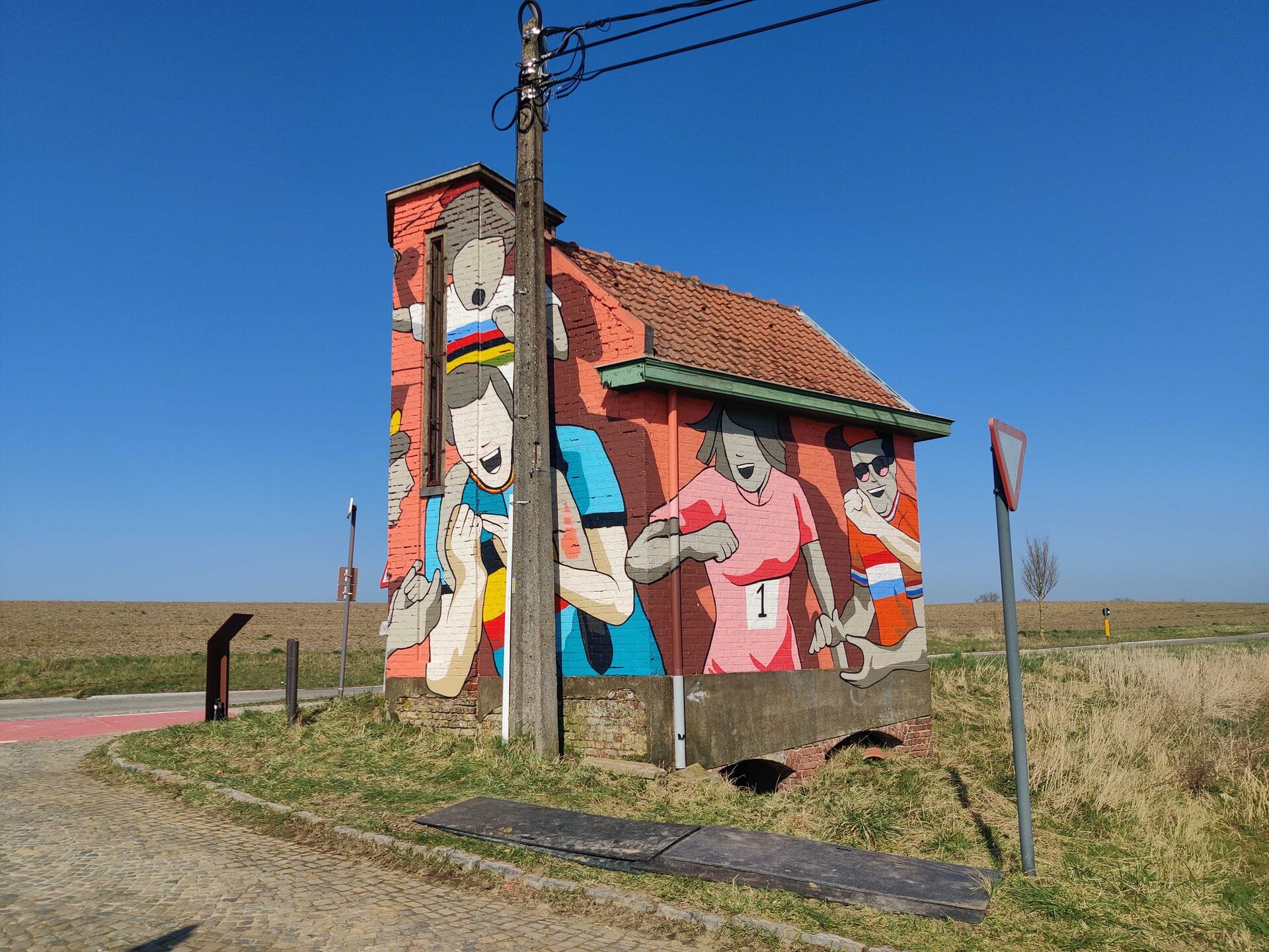 Mural cycling Mural_Overijse (c) Treepack