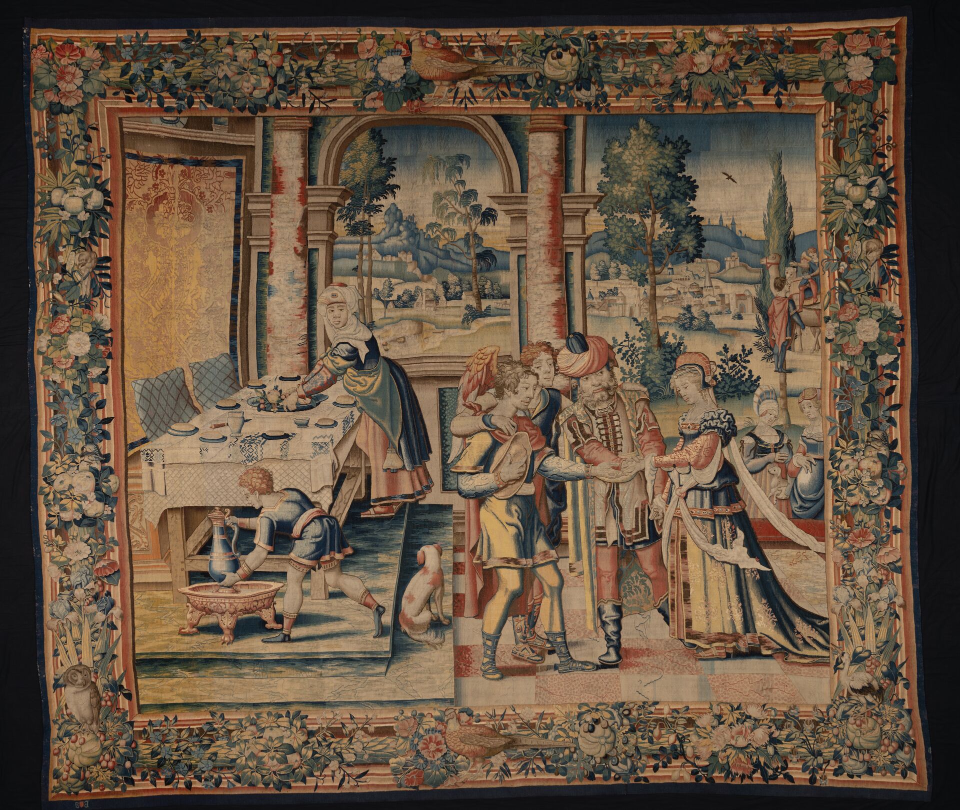 Kasteel van Gaasbeek Het huwelijk van Tobias en Sara, 16de eeuw, collectie Kasteel van Gaasbeek