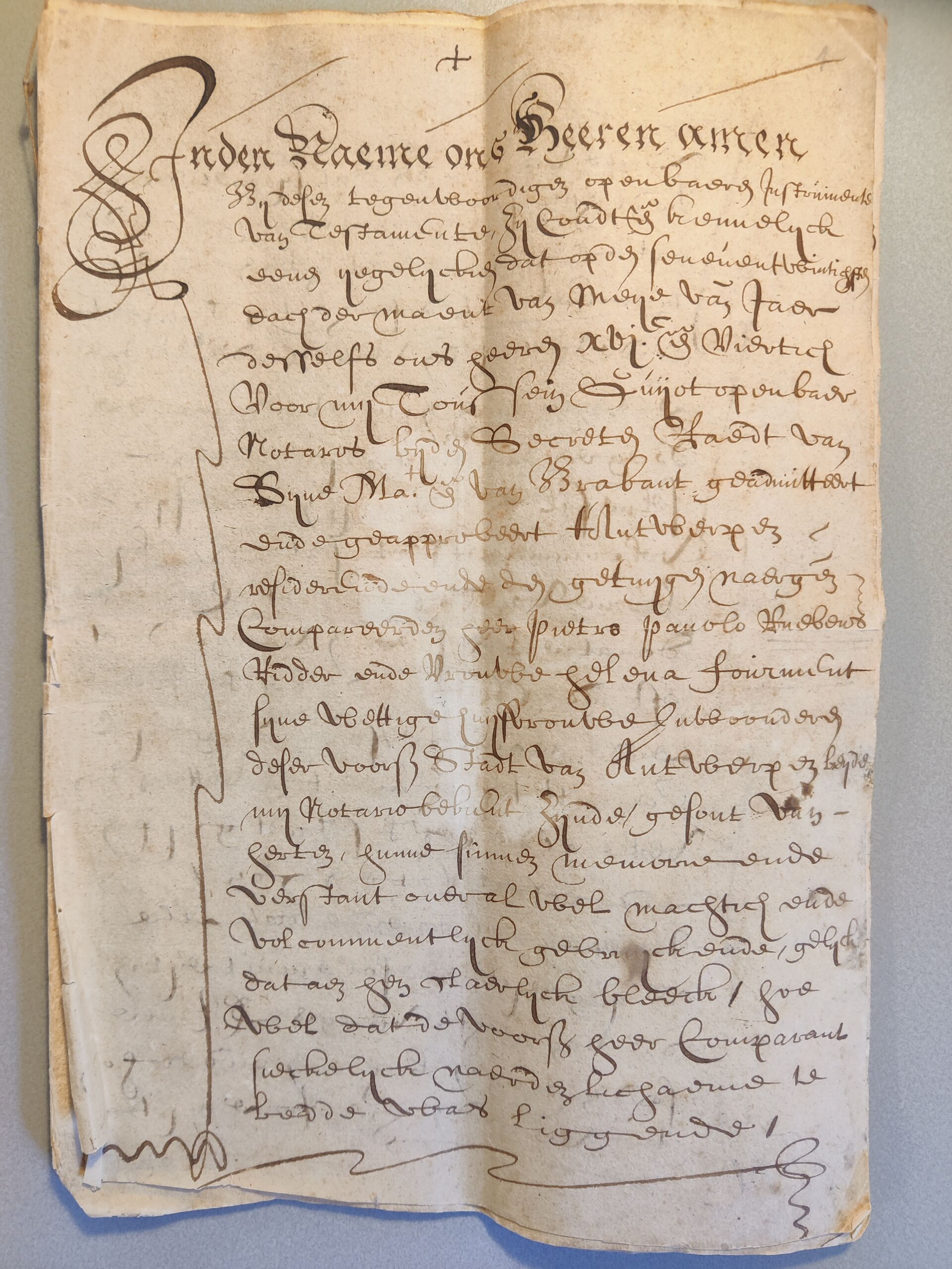 Last will and testament of Rubens, copyright Kasteel van Gaasbeek Last will and testament of Rubens © Kasteel van Gaasbeek