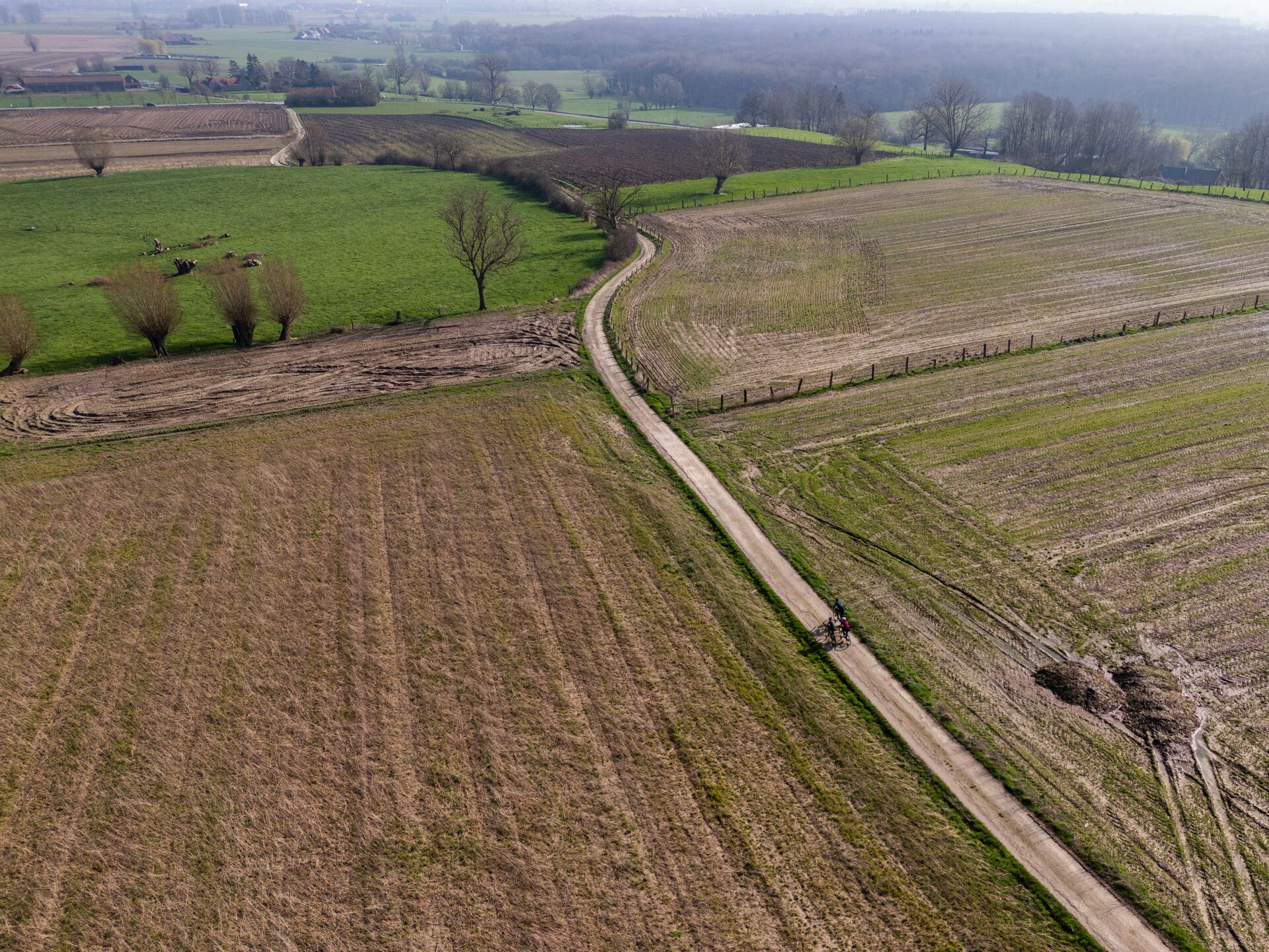 aerial image Gent -Wevelgem route cycling route Gent - Wevelgem (13)