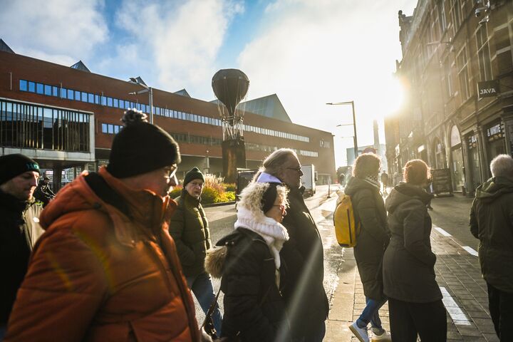 Gegidste rondleiding in Leuven Stadsrondleiding Leuven plein van de vriendschap KBL8 (c) Koen Bauters
