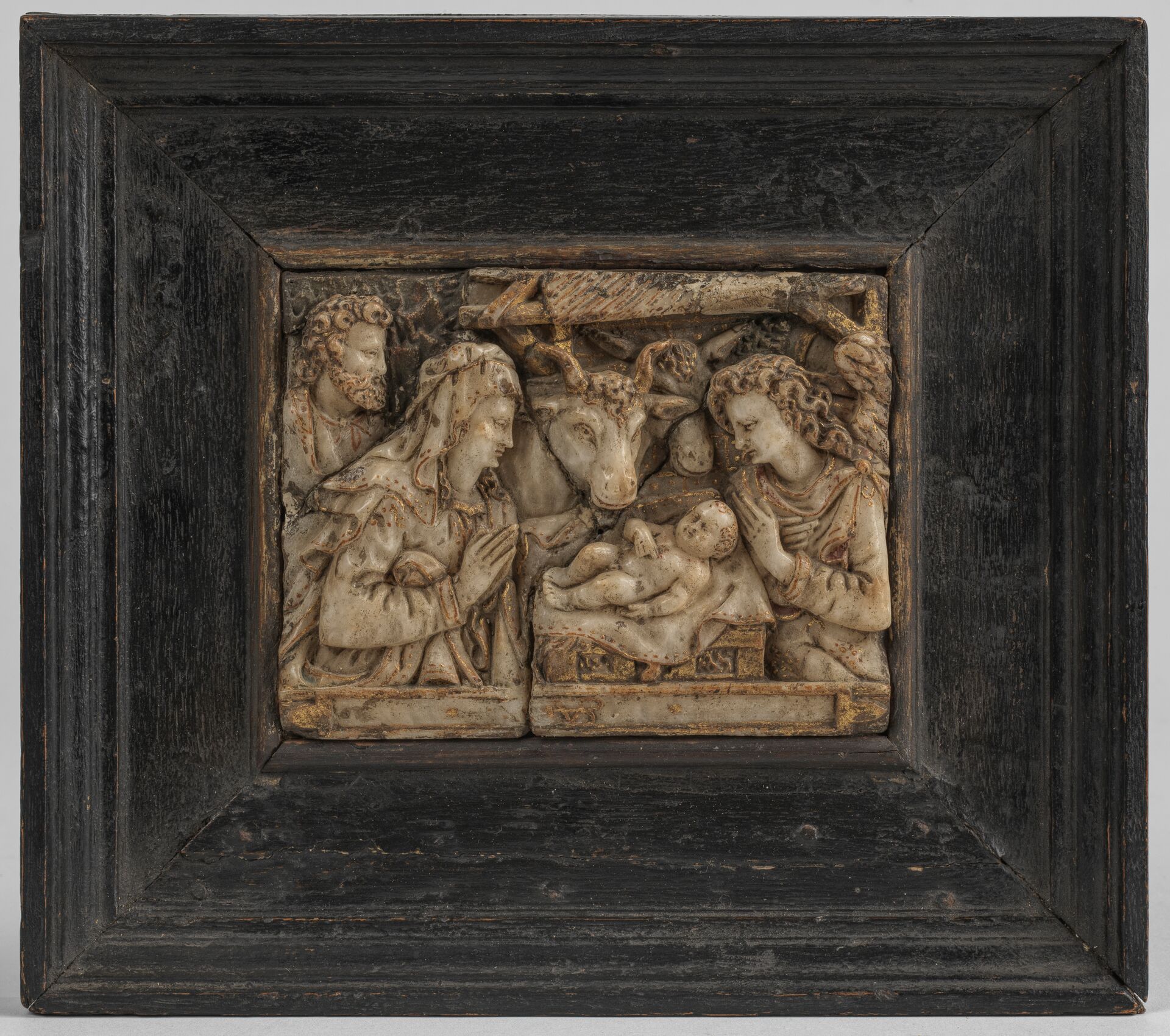 Vlaamse Meesters op hun plek, kasteel van Loppem Geboortetafereel Monogram VB Albast (c) Kasteel van Loppem -Stichting Jean van Caloen