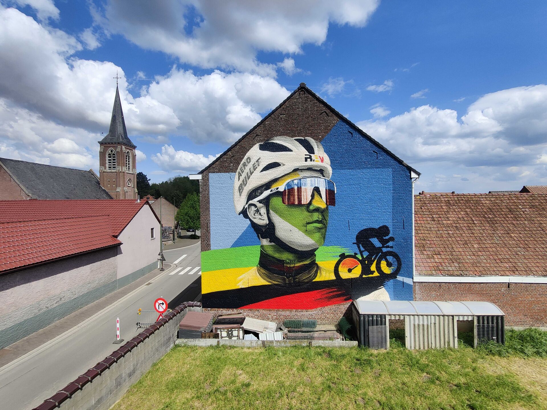 Mural Remco Evenepoel ( Schepdaal)