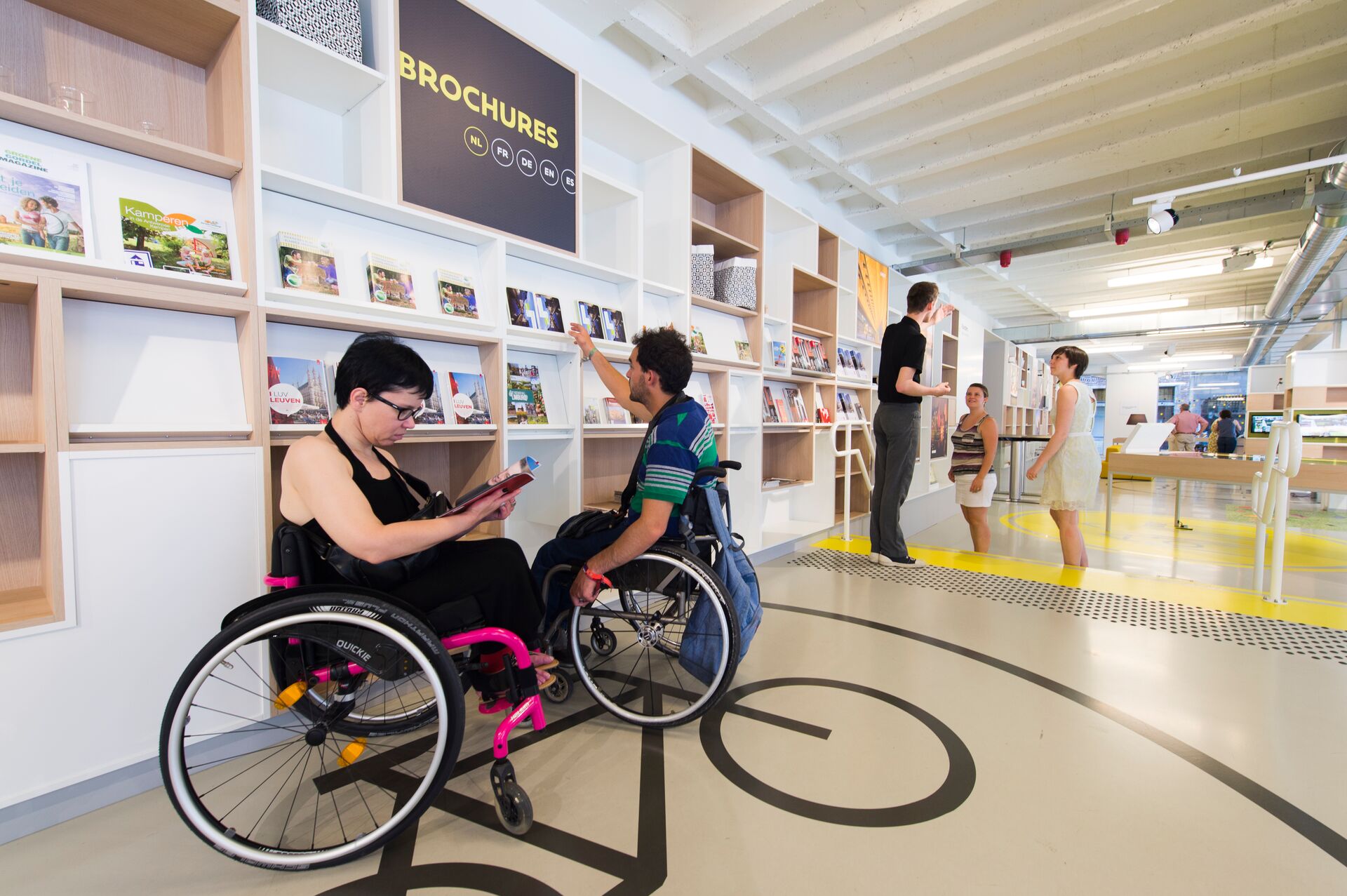 The launch of the new VISIT FLANDERS Visitor Information Center took place in Brussels on the 18th of July 2014. The new concept store is based on: service, experience and the 'State of the Art'-branding of Flanders as a destination. VISIT FLANDERS Visitor Information Centre - Brussels - July 18, 2014 076