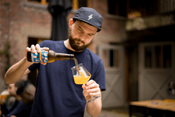 Pouring out beer (4)