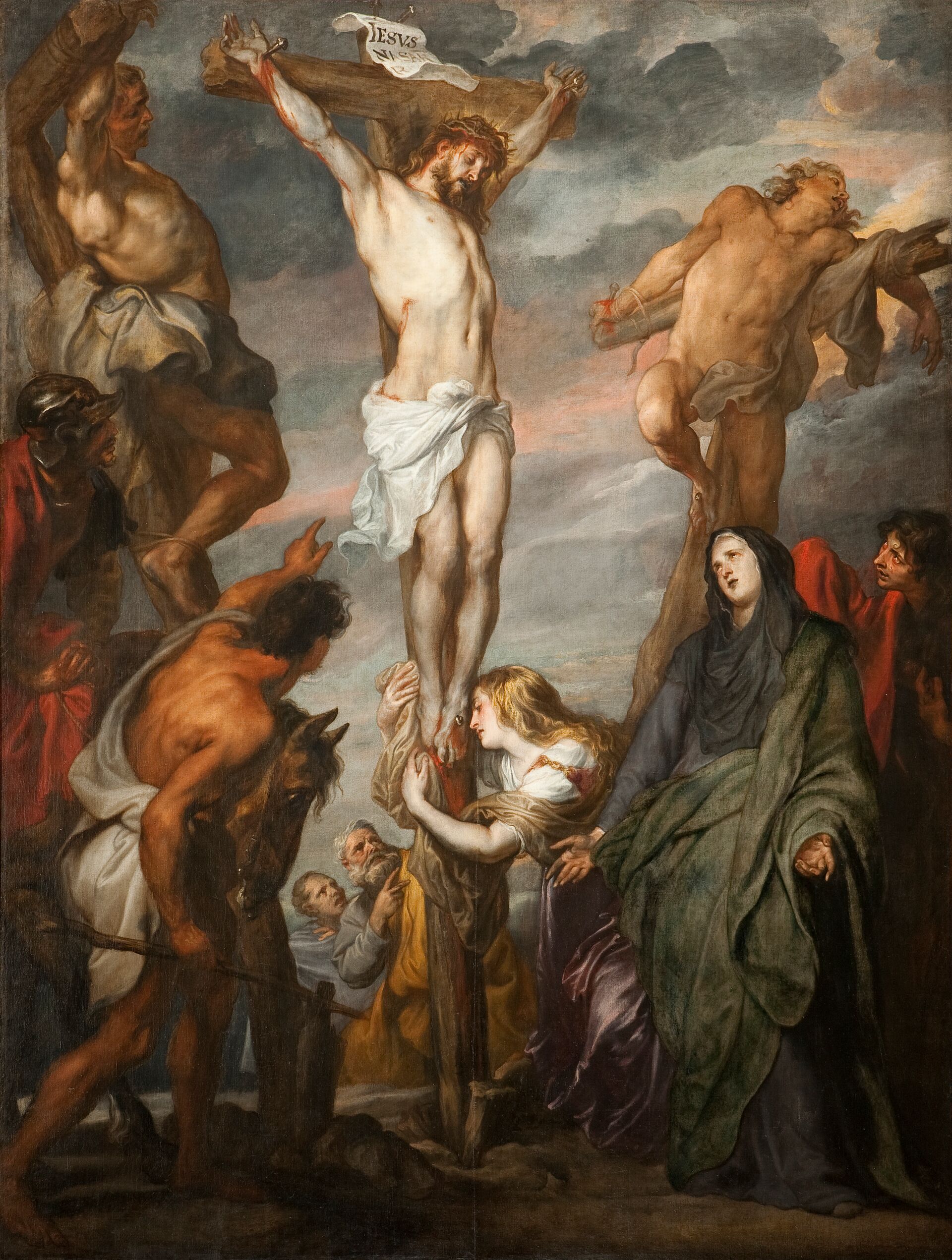 Mechelen_Sint-Romboutskathedraal - Antoon Van Dyck - Christus aan het kruis © KIK-IRPA