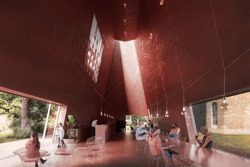 Met Abby Kortrijk opent op 9 november 2024 een nieuw, eigenzinnig museum voor beeldende kunst, dat de menselijke verbeeldingskracht viert en ruimte biedt voor reflectie, ontmoeting, co-creatie en transformatie. Museum Abby Kortrijk (c) Barozzi Veiga - Tab Architects (3)