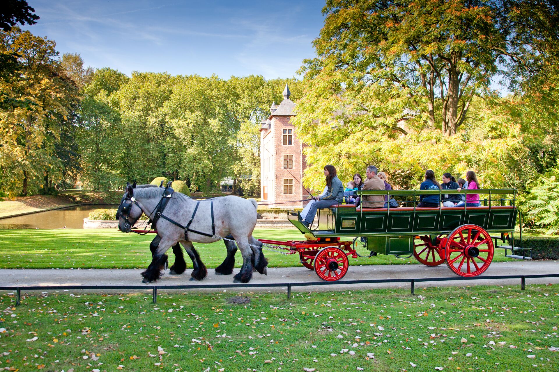 Coloma Park, horse and carriage