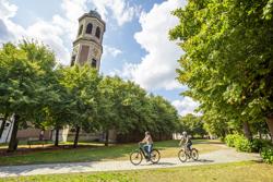 Flanders by bike: Fietsroute Leiestreek Fietsen langs ABDIJ DRONGEN