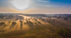Nationaal Park Hoge Kempen NPHK Mechelse Heide drone nevel 2017 © Nationaal Park Hoge Kempen