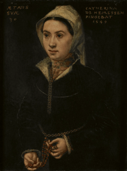Catharina van Hemessen, Vrouwenportret (1549), Koninklijke Musea voor Schone Kunsten van België, Brussel, foto Grafisch Buro Lefevre, Heule