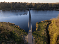 Flanders' Finest Cycle Routes Cycling through water and cycling through the heathland
