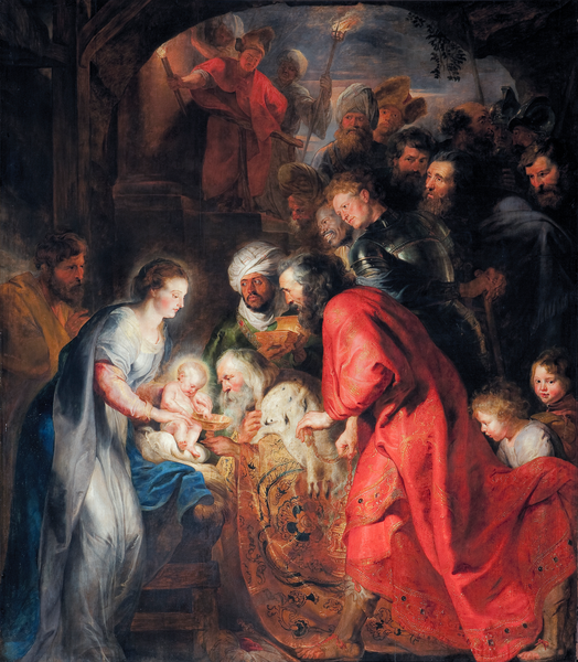 The adoration of the wise men, Peter Paul Rubens - St-Janskerk, Mechelen (c)Public Domain