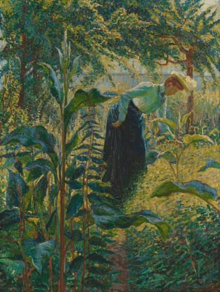 Yvonne Serruys, In de tuin van de familie Jackson, sd, Collectie Stadsmuseum Menen